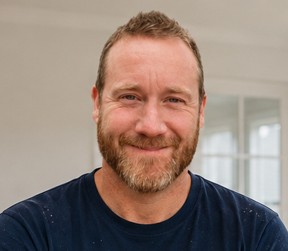 Patrick, smiling