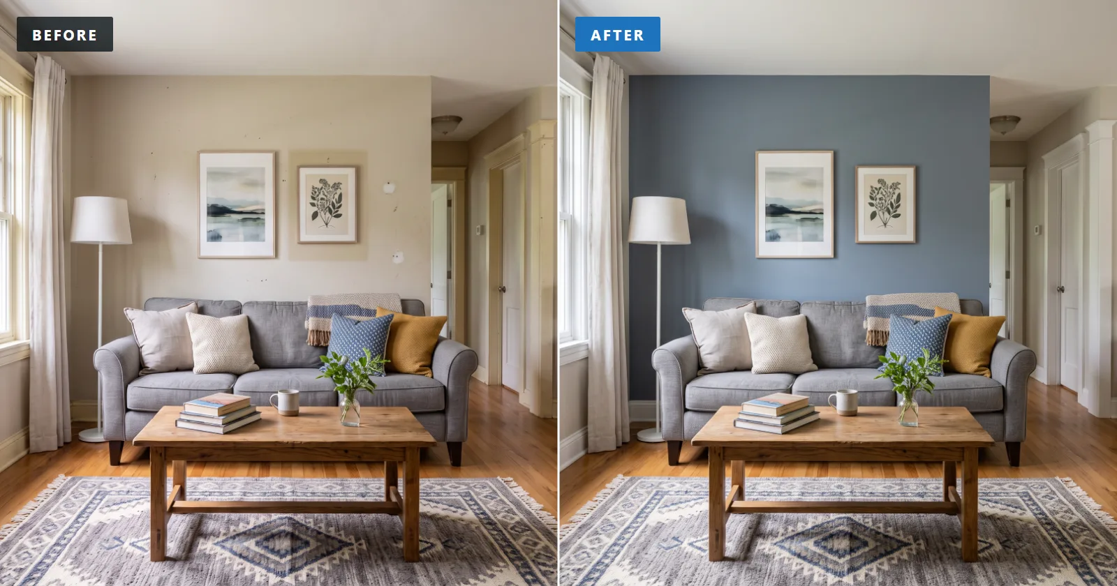 Living room repaint